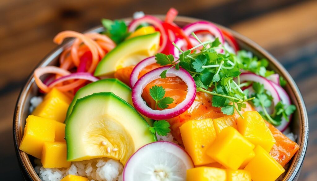 Salmon Poke Bowl Toppings Salmon Poke Bowl Toppings