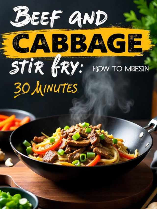 Beef and Cabbage Stir Fry: How to Make It in Under 30 Minutes